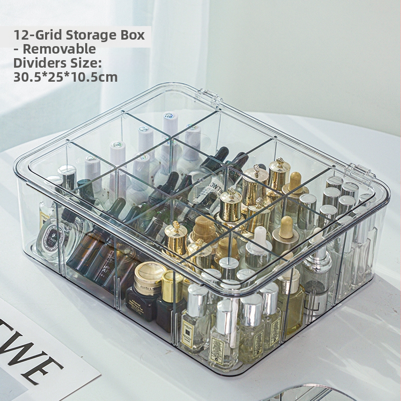 Vienkartinių esencijos laikymo dėžutė kosmetikos pavyzdžių laikymo lentynėlė, skirta odos priežiūros produktams, lūpų dažams, akrilo apdailos dėžutė, skaidri