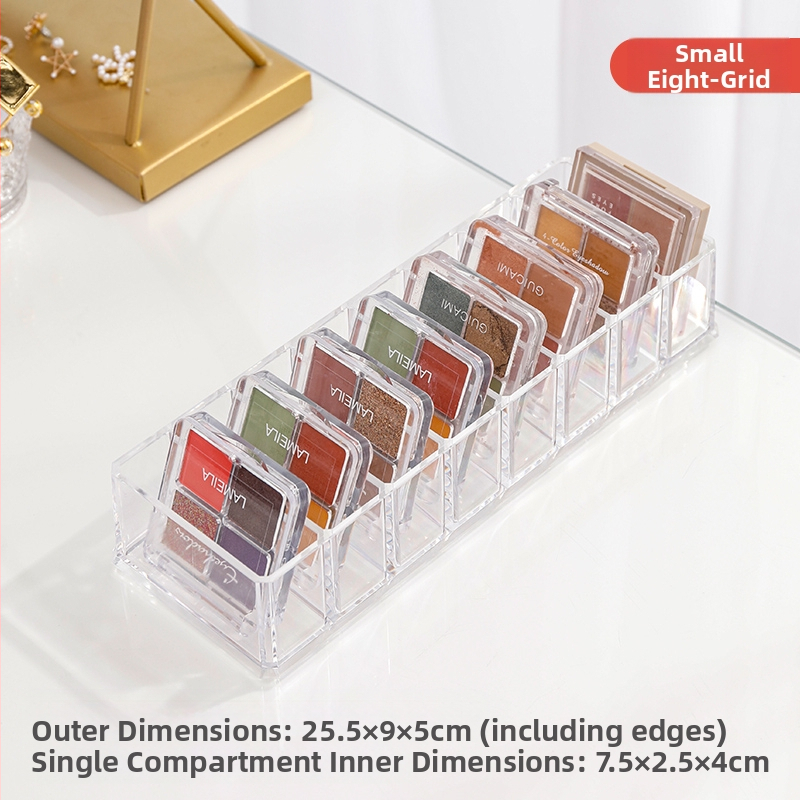 Vienkartinių esencijos laikymo dėžutė kosmetikos pavyzdžių laikymo lentynėlė, skirta odos priežiūros produktams, lūpų dažams, akrilo apdailos dėžutė, skaidri