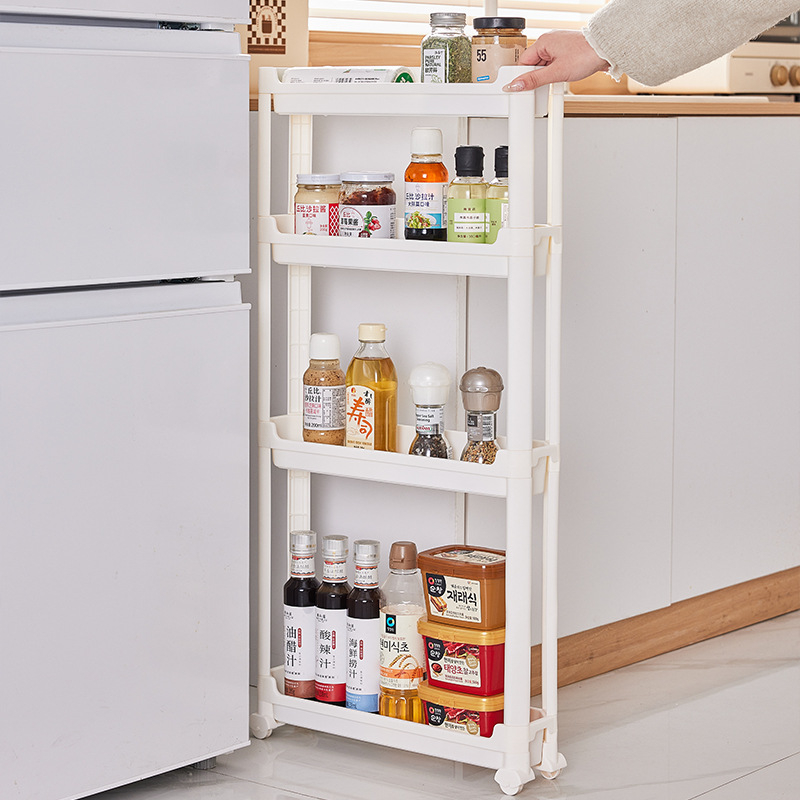 Virtuvės daiktų laikymo lentyna, daugiasluoksnė, įvairių daiktų laikymo lentyna, tarpų laikymo spintelė, tarpų laikymo lentyna, vežimėlis namams