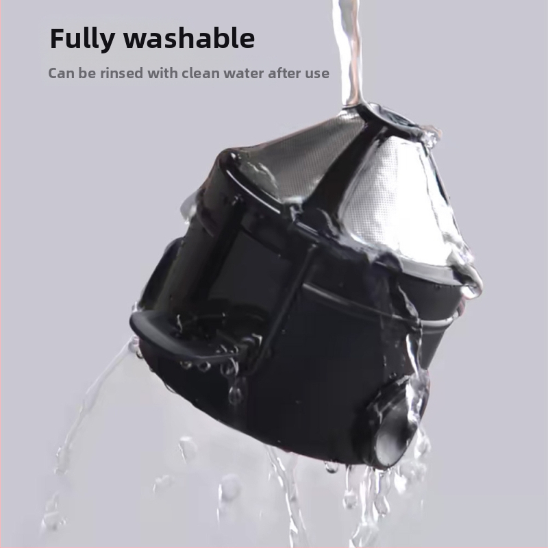 Koduseks ja äriliseks kasutamiseks mõeldud roostevabast terasest kohvifilter, rippuv kõrvatilguti, kahekihiline kokkupandav võrgusilma lehter, tasuta filterpaberi filter