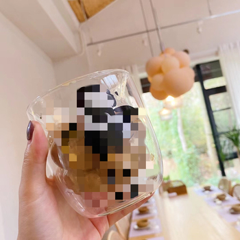 Χονδρικό Κινούμενα Σχέδια Χαριτωμένο Αρκουδάκι Κύπελλο Οικιακής Χρήσης Πολύχρωμο Κύπελλο Καφέ Γάλα Τσαγιού Μονωμένο Διπλό Κύπελλο Αρνιού