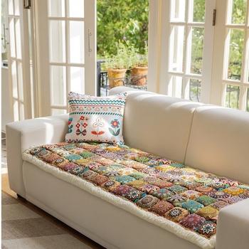 Възглавница за диван в бохемски стил с външна търговия, висококачествен чист памук, удебелен, неплъзгащ се, универсална възглавница за хляб на пара, тип „четири сезона“