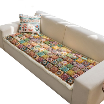 Възглавница за диван в бохемски стил с външна търговия, висококачествен чист памук, удебелен, неплъзгащ се, универсална възглавница за хляб на пара, тип „четири сезона“