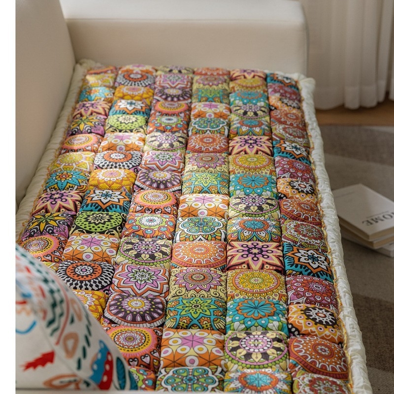 Възглавница за диван в бохемски стил с външна търговия, висококачествен чист памук, удебелен, неплъзгащ се, универсална възглавница за хляб на пара, тип „четири сезона“