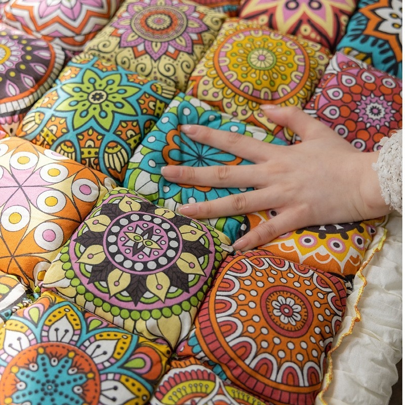 Възглавница за диван в бохемски стил с външна търговия, висококачествен чист памук, удебелен, неплъзгащ се, универсална възглавница за хляб на пара, тип „четири сезона“