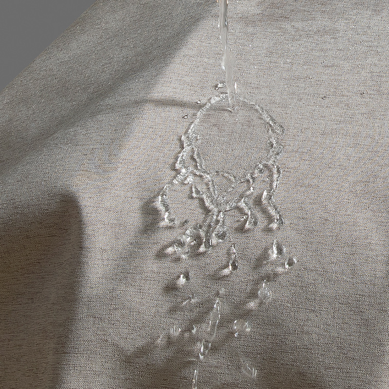 Piiriülene tehase otsetarne 230g paksendatud linasest imitatsiooniga dušikardin, veekindel ja hallituskindel dušikardin, polüesterriidest, vannitoa jaoks valmis laos