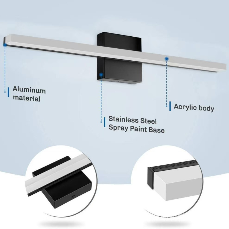 Seinalamp meigilamp tualettruum vannituba vannituba Nordic vannituba peegelkapp peegellamp seinalamp LED peegel esituli