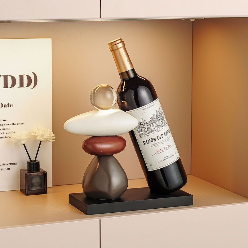 Time and Time punase veini riiul hulgimüügi kaunistused kerge luksuslik elutoa kummut veinikapi kaunistused veiniriiuli kaunistused kõrgetasemeline meel