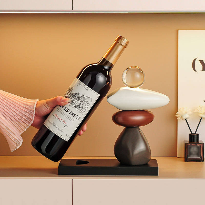 Time and Time punase veini riiul hulgimüügi kaunistused kerge luksuslik elutoa kummut veinikapi kaunistused veiniriiuli kaunistused kõrgetasemeline meel