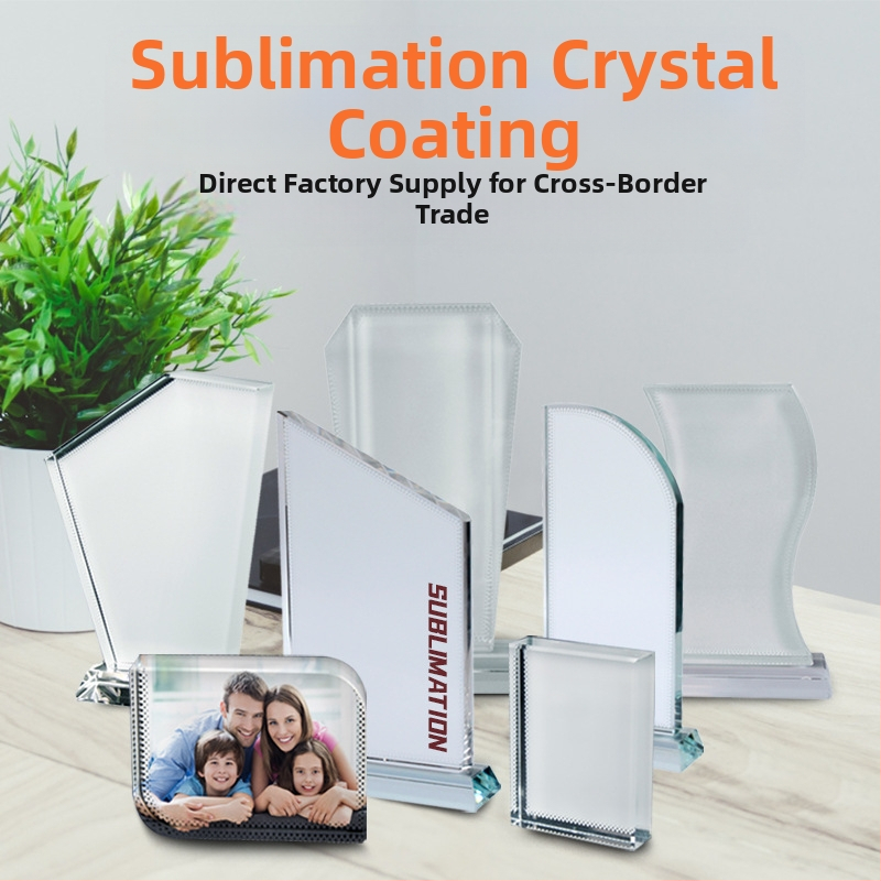 Rūpnīcas tiešā termiskā pārnese kristāla embriju galda drukāšanas foto sublimācijas kristāla radošais pārklājums kristāla vairogs