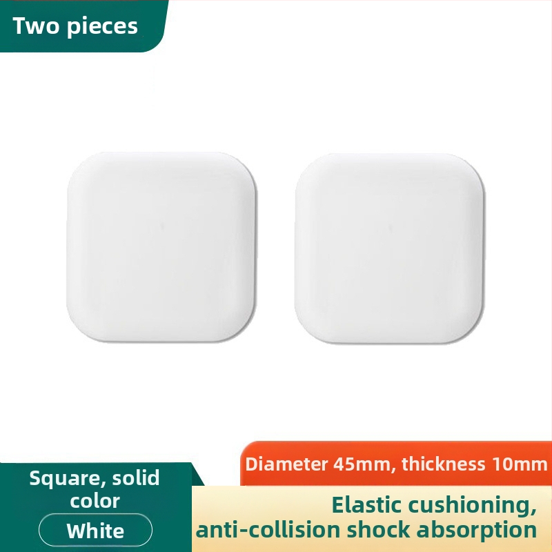 Ukselingi paksendatud kokkupõrkevastane padi silikoonist kaitsepadi külmkapi koputusvastane ukse kaitseraua löögipuhvri seinakleebis väliskaubanduse hulgimüük