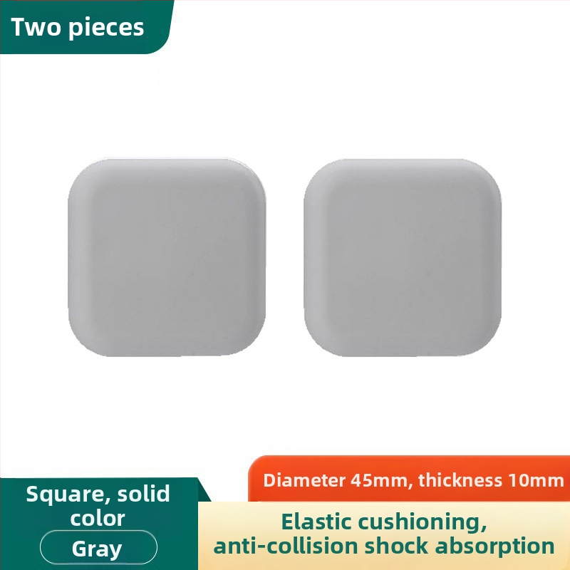 Ukselingi paksendatud kokkupõrkevastane padi silikoonist kaitsepadi külmkapi koputusvastane ukse kaitseraua löögipuhvri seinakleebis väliskaubanduse hulgimüük