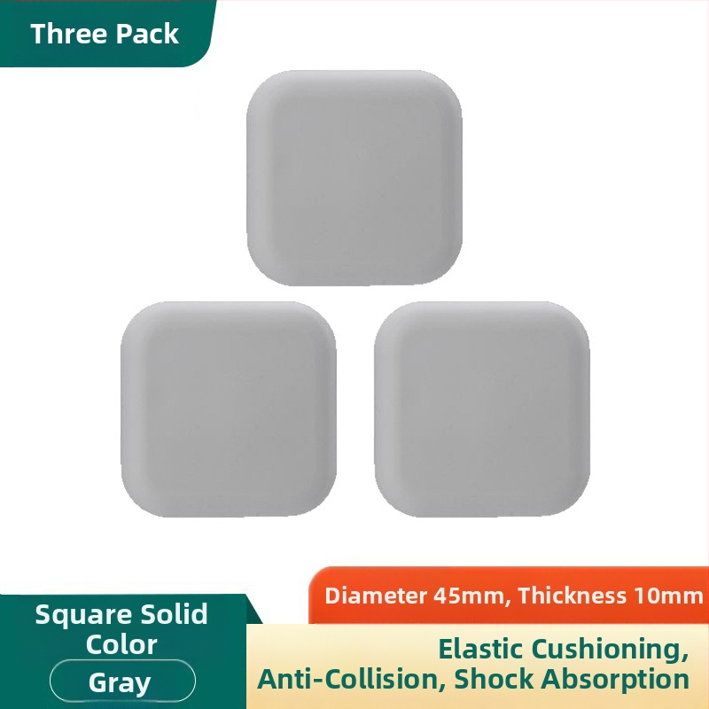 Ukselingi paksendatud kokkupõrkevastane padi silikoonist kaitsepadi külmkapi koputusvastane ukse kaitseraua löögipuhvri seinakleebis väliskaubanduse hulgimüük