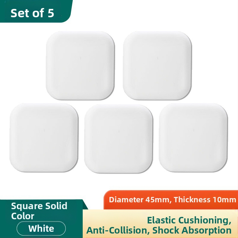 Ukselingi paksendatud kokkupõrkevastane padi silikoonist kaitsepadi külmkapi koputusvastane ukse kaitseraua löögipuhvri seinakleebis väliskaubanduse hulgimüük