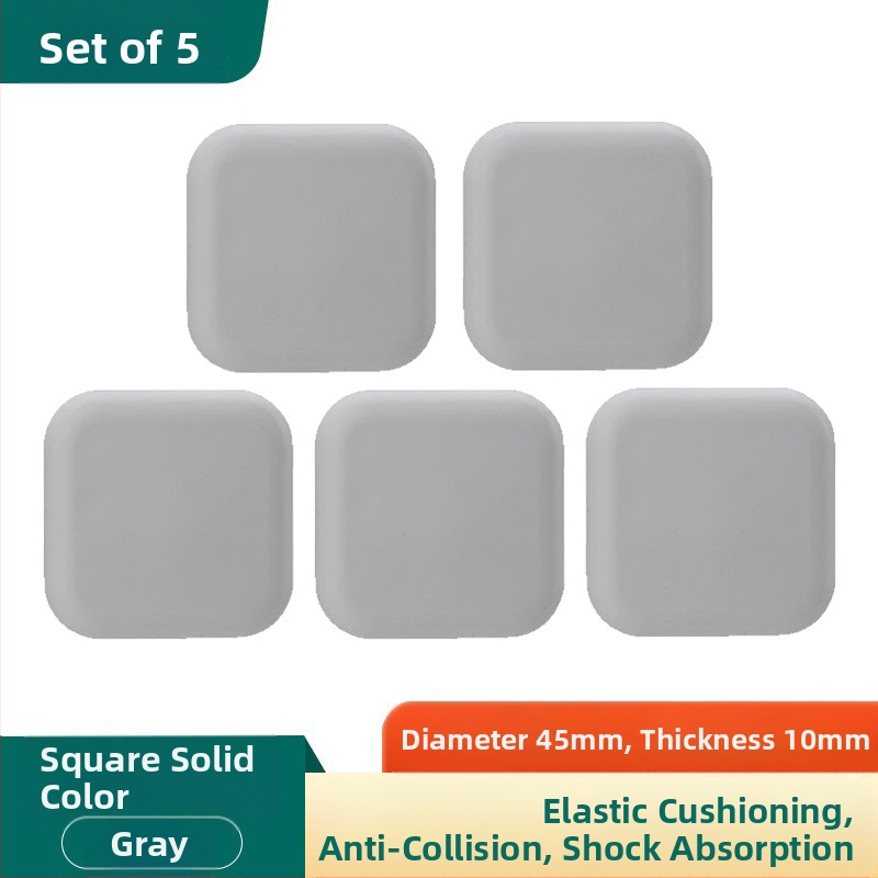 Ukselingi paksendatud kokkupõrkevastane padi silikoonist kaitsepadi külmkapi koputusvastane ukse kaitseraua löögipuhvri seinakleebis väliskaubanduse hulgimüük