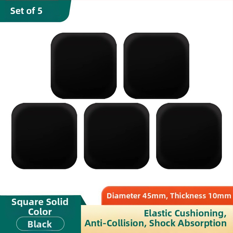 Ukselingi paksendatud kokkupõrkevastane padi silikoonist kaitsepadi külmkapi koputusvastane ukse kaitseraua löögipuhvri seinakleebis väliskaubanduse hulgimüük