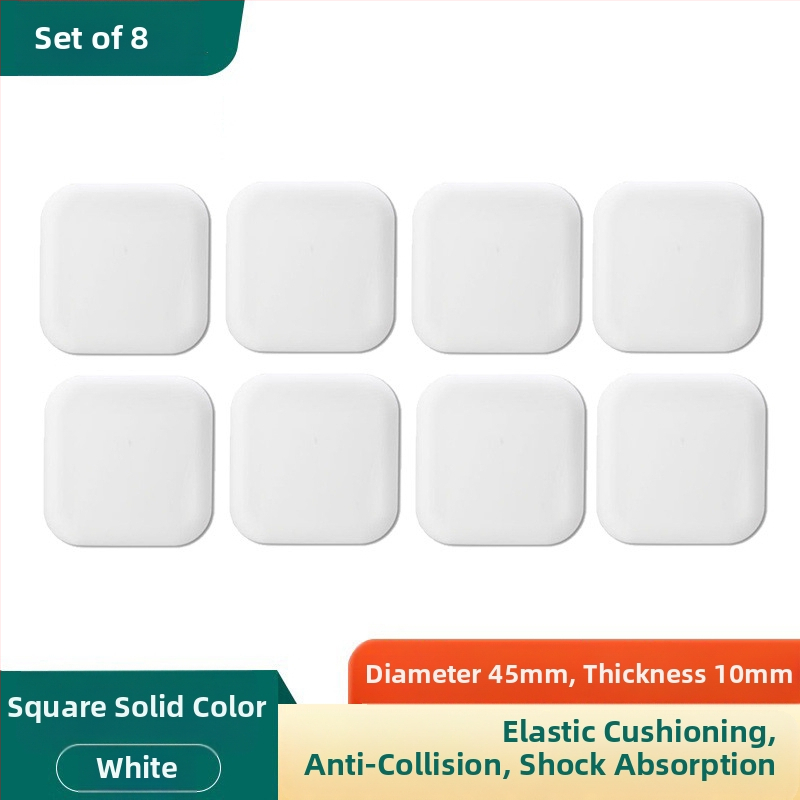 Ukselingi paksendatud kokkupõrkevastane padi silikoonist kaitsepadi külmkapi koputusvastane ukse kaitseraua löögipuhvri seinakleebis väliskaubanduse hulgimüük