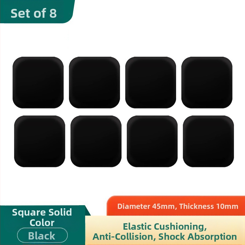 Ukselingi paksendatud kokkupõrkevastane padi silikoonist kaitsepadi külmkapi koputusvastane ukse kaitseraua löögipuhvri seinakleebis väliskaubanduse hulgimüük