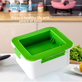 Κουτί αποστράγγισης σαλάτας Tofu Block του κατασκευαστή Κουζίνα Οικιακή πρέσα Tofu Αποχυμωτής κουζίνας Φίλτρο νερού