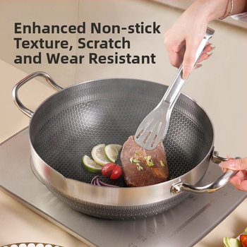 316 kolmekihiline terasest roostevabast terasest supipott, kuum pott, keedupott, kaheotstarbeline keedupott, köögipott, mittenakkuv pott, aurutav supipott