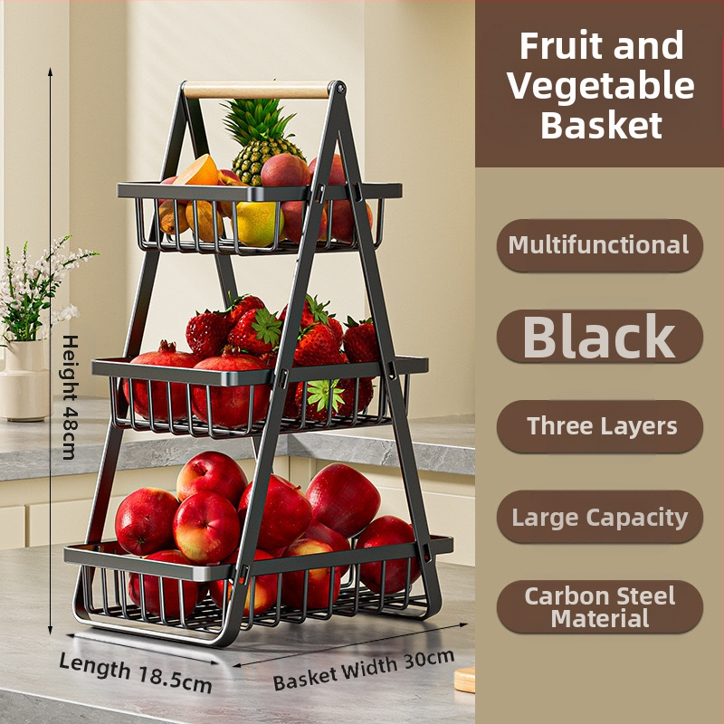 Išskirtinis „CrossBorder“ vaisių krepšelis su medine rankena, dvisluoksnis laikymo krepšelis, stalo laikymo krepšelis, užkandžių laikymo krepšelis, nusausinimo krepšelis, vaisių ir daržovių krepšelis