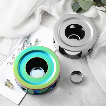 Nerūdijančio plieno arbatos šildytuvas „pasidaryk pats“ apvali žvakė, šildymo pagrindas, arbatos šildytuvas, patogus lauko šildytuvas, didmeninė prekyba