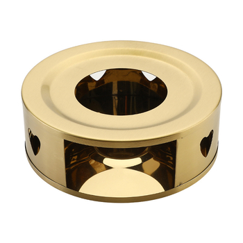 Nerūdijančio plieno arbatos šildytuvas „pasidaryk pats“ apvali žvakė, šildymo pagrindas, arbatos šildytuvas, patogus lauko šildytuvas, didmeninė prekyba