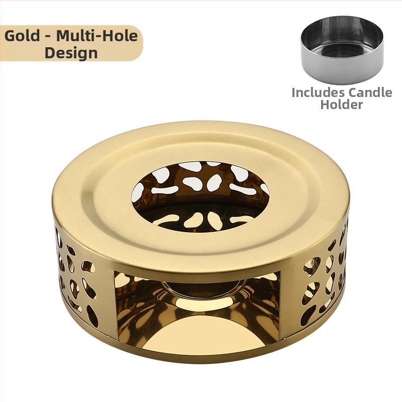 Nerūdijančio plieno arbatos šildytuvas „pasidaryk pats“ apvali žvakė, šildymo pagrindas, arbatos šildytuvas, patogus lauko šildytuvas, didmeninė prekyba