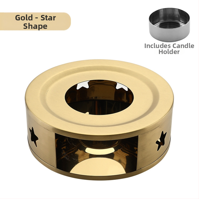 Nerūdijančio plieno arbatos šildytuvas „pasidaryk pats“ apvali žvakė, šildymo pagrindas, arbatos šildytuvas, patogus lauko šildytuvas, didmeninė prekyba