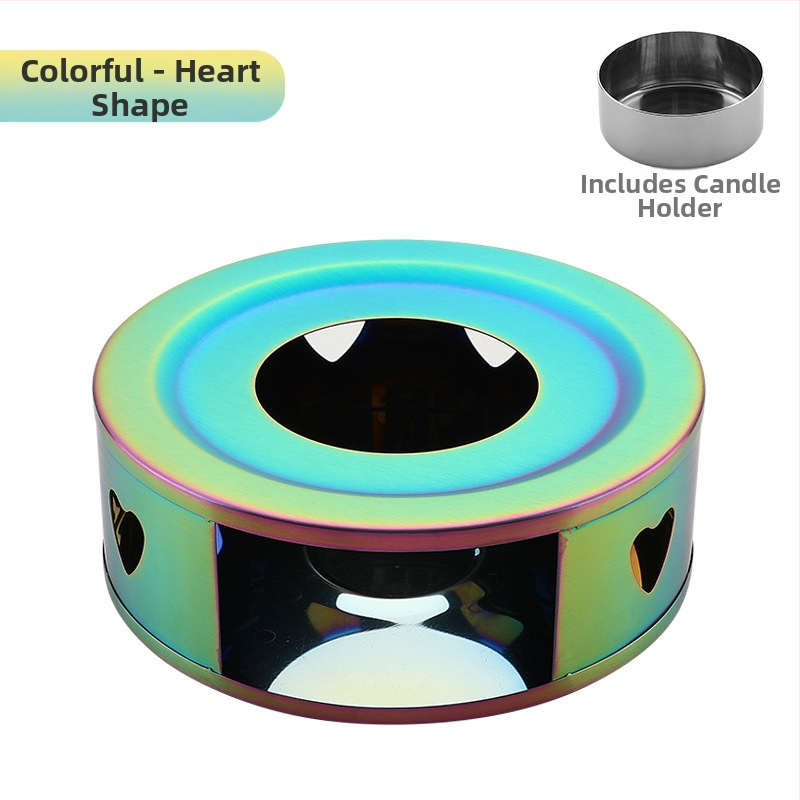 Nerūdijančio plieno arbatos šildytuvas „pasidaryk pats“ apvali žvakė, šildymo pagrindas, arbatos šildytuvas, patogus lauko šildytuvas, didmeninė prekyba