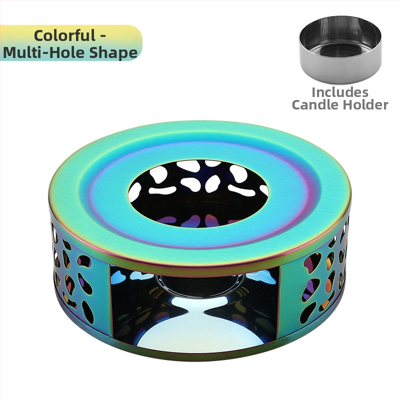 Nerūdijančio plieno arbatos šildytuvas „pasidaryk pats“ apvali žvakė, šildymo pagrindas, arbatos šildytuvas, patogus lauko šildytuvas, didmeninė prekyba