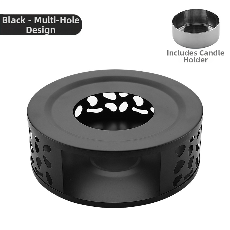 Nerūdijančio plieno arbatos šildytuvas „pasidaryk pats“ apvali žvakė, šildymo pagrindas, arbatos šildytuvas, patogus lauko šildytuvas, didmeninė prekyba