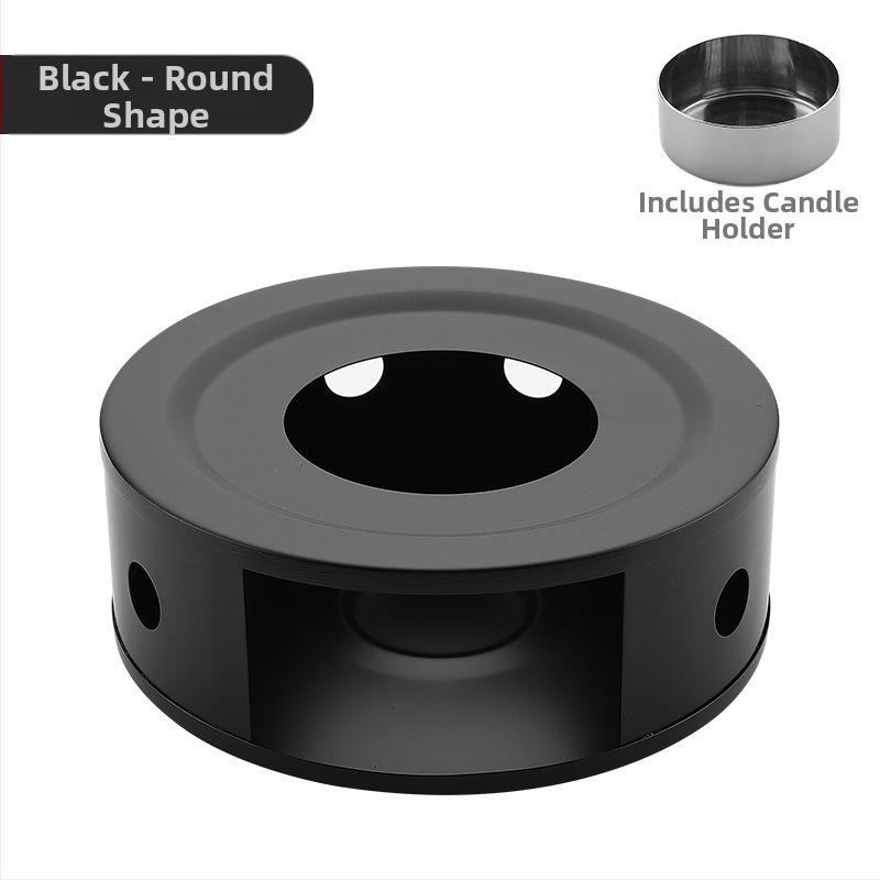 Nerūdijančio plieno arbatos šildytuvas „pasidaryk pats“ apvali žvakė, šildymo pagrindas, arbatos šildytuvas, patogus lauko šildytuvas, didmeninė prekyba