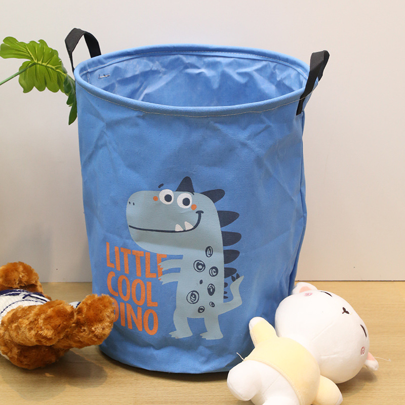Animacinių filmukų sulankstomas žaislų laikymo krepšelis Nešvarių drabužių kibiras Drabužių keitimo laikymo kibiras Vaikų žaislų laikymo krepšelis