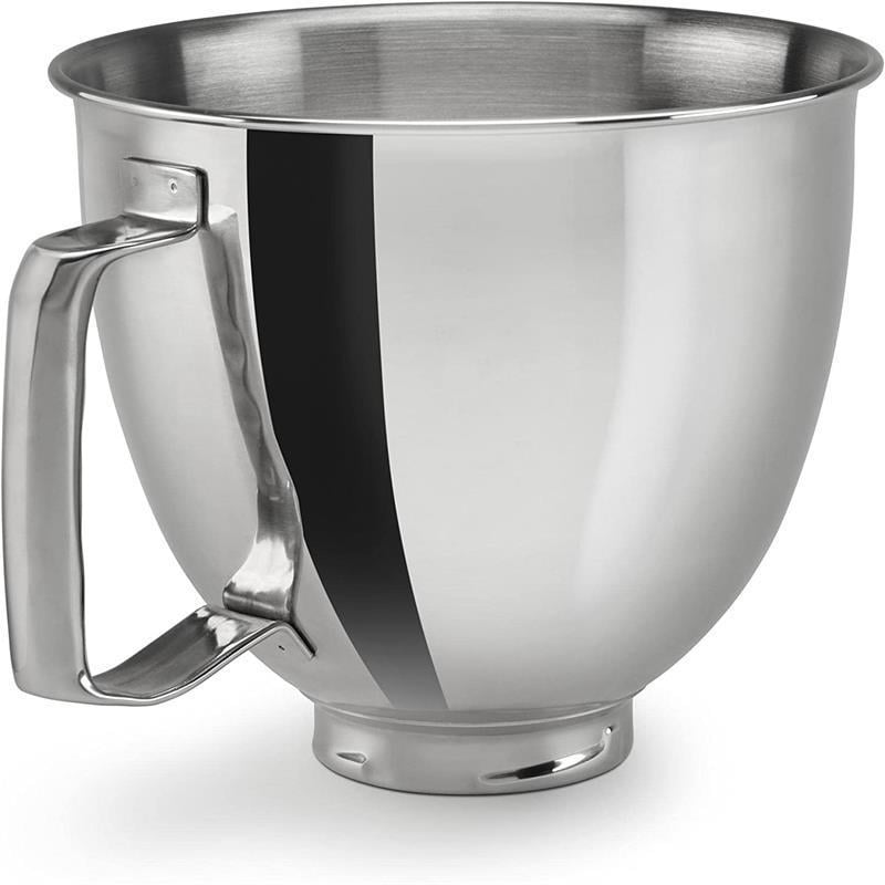 KitchenAid rozsdamentes acél keverőtál Kai dinyi főzőgép tartozékok K5THSBP 5QT-hez, fogantyúval