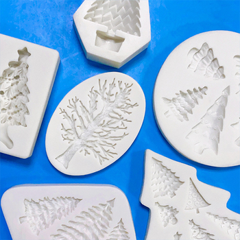 Wow Διακόσμηση Κέικ Χριστουγεννιάτικο Δέντρο Ψήσιμο Καλούπι Σιλικόνης Σοκολάτα Αρωματικό Κερί Διαχύτης Γύψου Χειροποίητο Εργαλείο Λείανσης