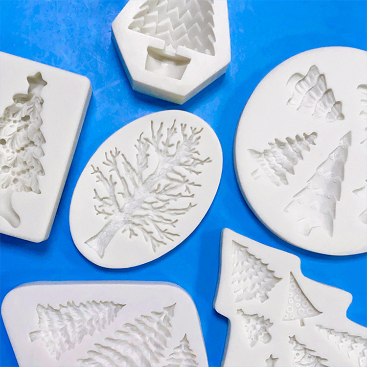 Wow torta dekoráció karácsonyfa sütő szilikon forma csokoládé illatú gyertya diffúzor gipsz kézzel készített csiszolóeszköz