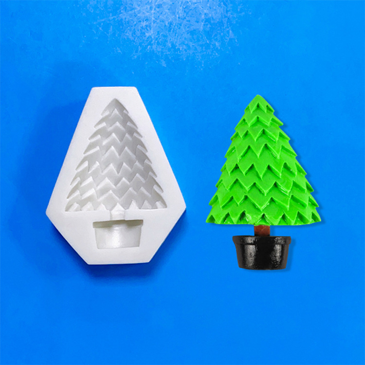 Wow torta dekoráció karácsonyfa sütő szilikon forma csokoládé illatú gyertya diffúzor gipsz kézzel készített csiszolóeszköz