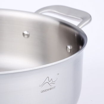 Maistinio plieno garintuvas, sutirštintas 304 garintuvas, karštas puodas, maistinis 304 nerūdijančio plieno sriubos puodas su garintuvu