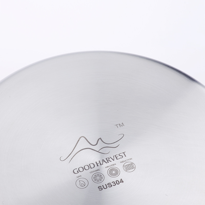 Maistinio plieno garintuvas, sutirštintas 304 garintuvas, karštas puodas, maistinis 304 nerūdijančio plieno sriubos puodas su garintuvu