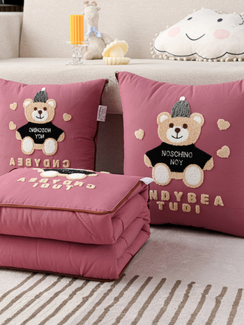 Μαξιλάρι κουβέρτας κινουμένων σχεδίων διπλής χρήσης μαξιλάρι αυτοκινήτου πτυσσόμενο μαξιλάρι κουβέρτα γραφείου μεσημεριανό διάλειμμα πολυλειτουργικό κλιματισμό καλοκαιρινό πάπλωμα