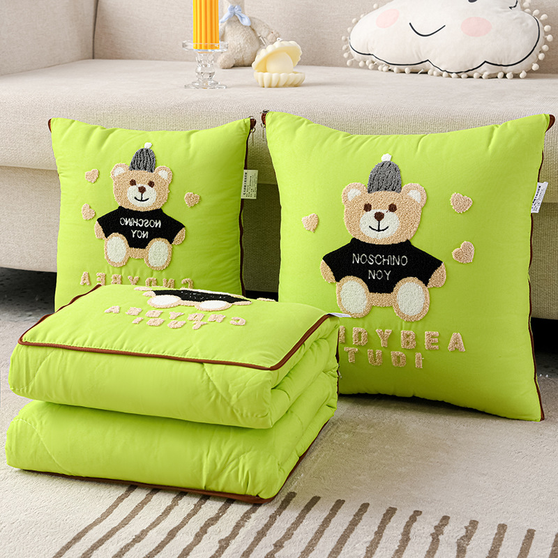 Animacinių filmukų pagalvių antklodė, dvigubos paskirties, sulankstoma automobilio pagalvėlė, pagalvių antklodė, biuro pietų pertrauka, daugiafunkcinė, oro kondicionierius, vasaros antklodė