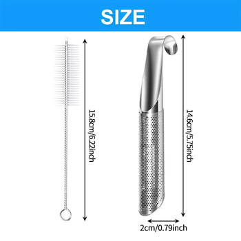 304 nerūdijančio plieno pakabinamas arbatos nutekėjimo kūrybinis vamzdis arbatos pypkė arbatos gaminimo įrankis arbatos filtras arbatos filtras didmeninė prekyba