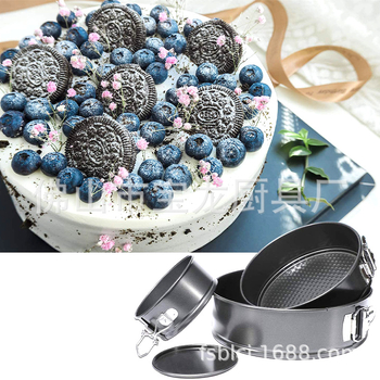 Εμπορικό ξενοδοχείο που ψήνει στρογγυλό κλειδαριών ζωντανό κατώτατο σημείο φορμών κέικ άνθρακα χάλυβα αντικολλητική επίστρωση 9 ίντσας 10 ίντσας μους κηρήθρα