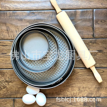 Εμπορικό ξενοδοχείο που ψήνει στρογγυλό κλειδαριών ζωντανό κατώτατο σημείο φορμών κέικ άνθρακα χάλυβα αντικολλητική επίστρωση 9 ίντσας 10 ίντσας μους κηρήθρα