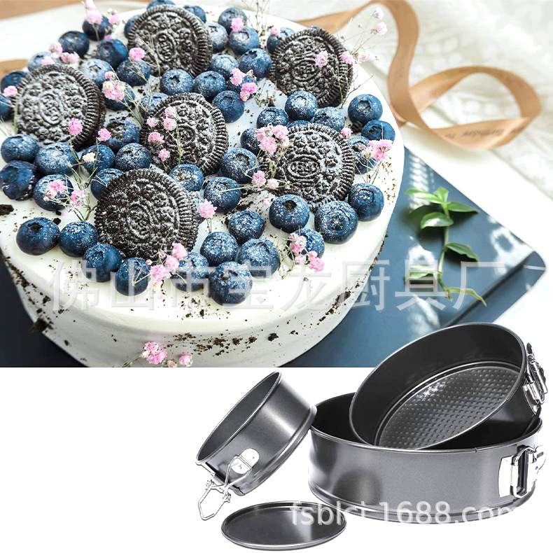 Formă de tort cu fund viu, rotundă, din oțel carbon, cu înveliș antiaderent, de 9 inch, 10 inch, tip fagure de miere, pentru copt hotelier comercial