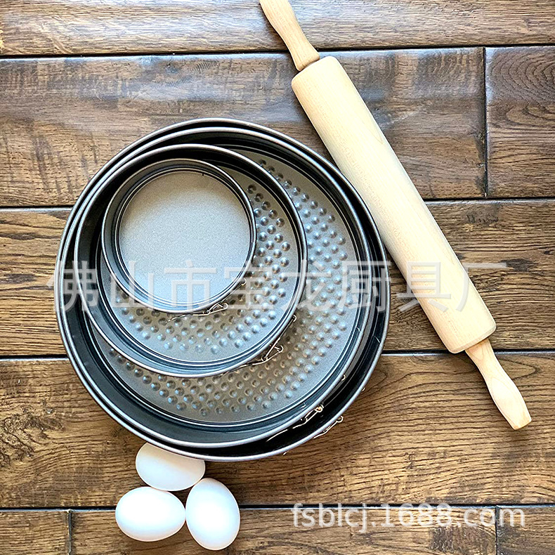 Formă de tort cu fund viu, rotundă, din oțel carbon, cu înveliș antiaderent, de 9 inch, 10 inch, tip fagure de miere, pentru copt hotelier comercial