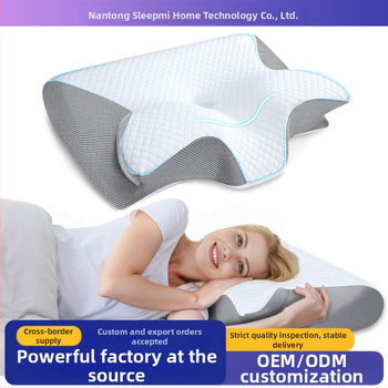 „Amazon Roll Horn Butterfly“ lėtai atsigaunanti atminties putų pagalvė namams, nulinio slėgio atminties pagalvė kaklo stuburo apsaugai