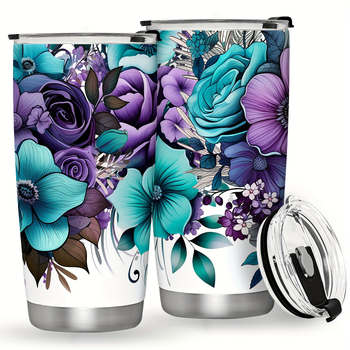 Διασυνοριακή εκτύπωση UV 20oz διπλής στρώσης από ανοξείδωτο ατσάλι ψεκασμού πλαστικό μονωτικό αυτοκινήτου ποτήρι αυτοκινήτου ποτήρι μπύρας εξωτερικό ποτήρι πάγου