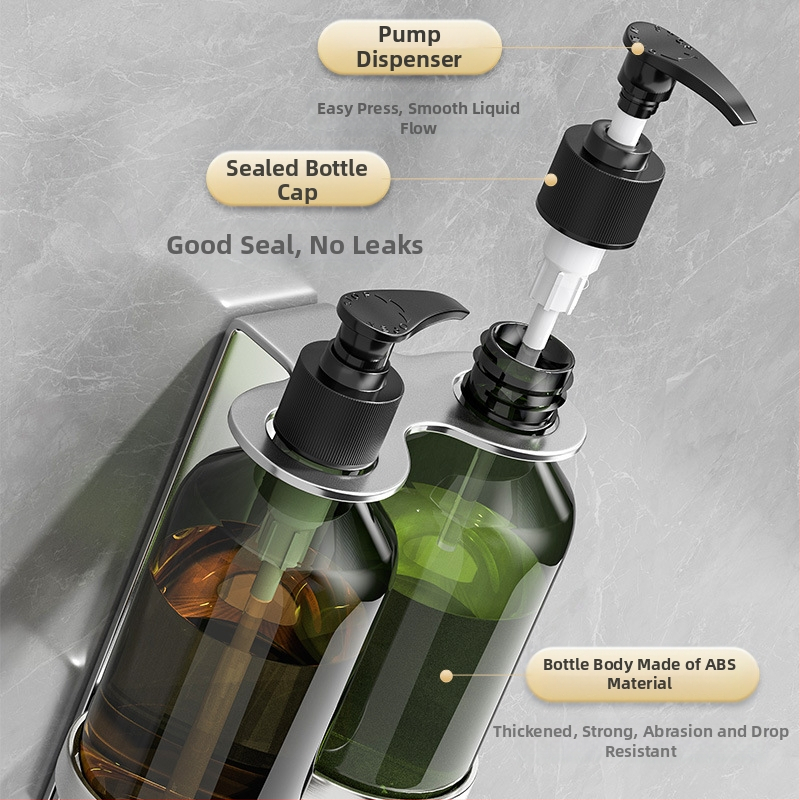 304 дозатор за сапун от неръждаема стомана, неперфориран хотелски тоалетен душ гел, дезинфектант за ръце, преса за трансграничен износ